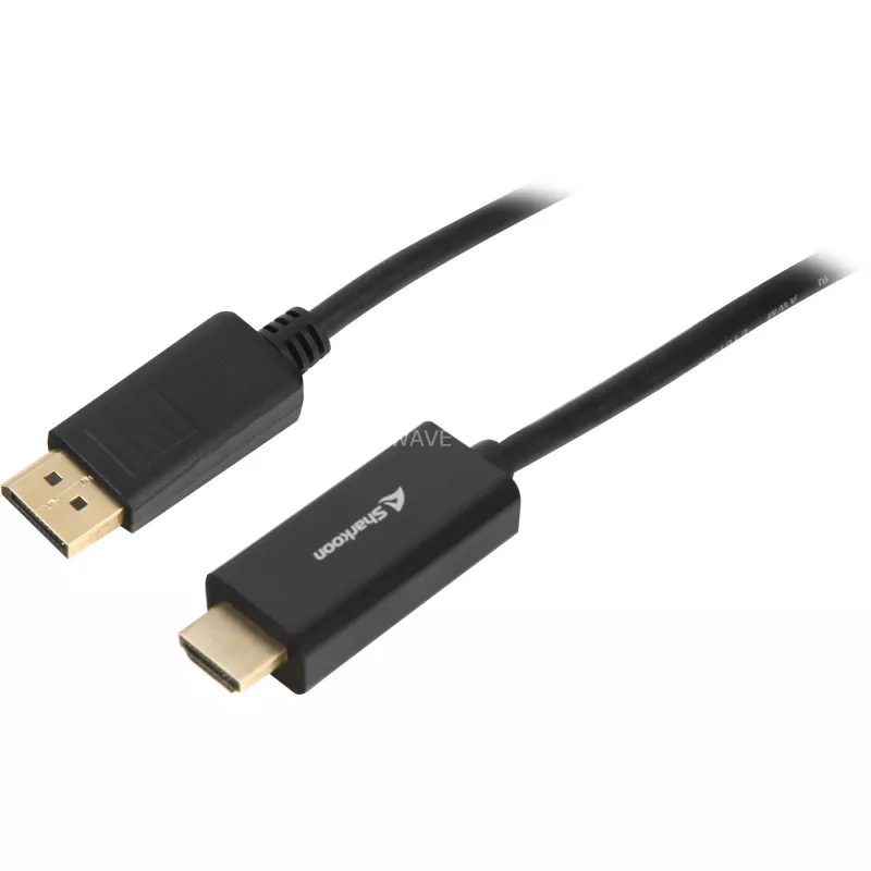DisplayPort-na-HDMI adaptér Sharkoon 4K 60 Hz, 1 m kábel