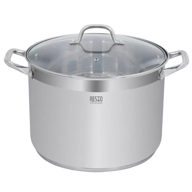 Okrúhly nerezový hrniec Resto Kitchenware Libra 1,9 L