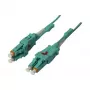 LWL 2-vláknový patch kábel 0,5 m LC-LC 50/125um OM3 Uniboot otočný Push/Pull AD 2mm - kábel - multimódové vlákno (S215540)