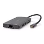 Nedis USB multi-port adaptér USB 3.2 Gen1 7-in-1 – USB-C™ konektor samec, HDMI™ výstup, Micro SD, RJ45 konektor samica, SD, USB-C™ konektor samica, 3x USB-A konektor samica, 5 Gbps (CCBW64240AT02)