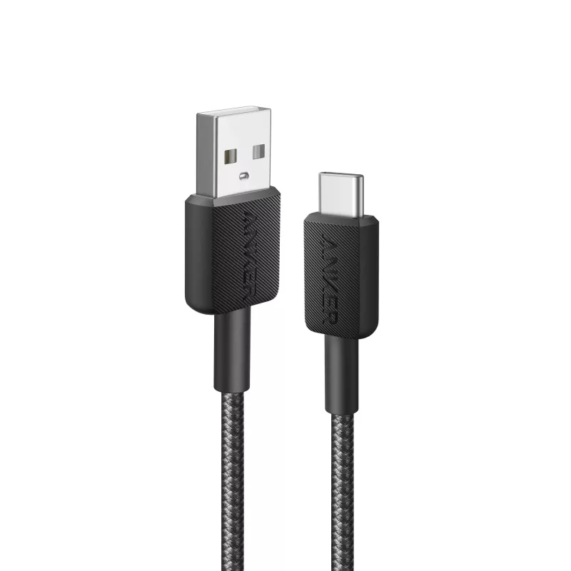 Anker Innovations 322 USB-A na USB-C kábel nylon 1,8M čierny - kábel - digitálny/dátový