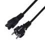 Napájací kábel SAVIO CL-67 1,2 m H03VV-F 3×0,75 mm² IEC C na CEE7/7 čierny