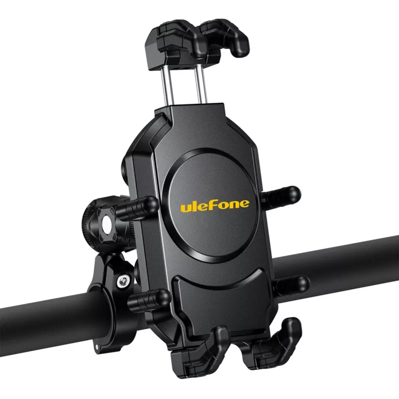 Pasívny držiak UleFone Armor Mount Pro pre mobilné telefóny — držiak, na bicykel a kolobežku, čierny