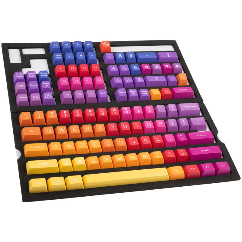 Klávesnicová krytka Ducky Afterglow DKSA108-USADZZWSG viacfarebná ABS