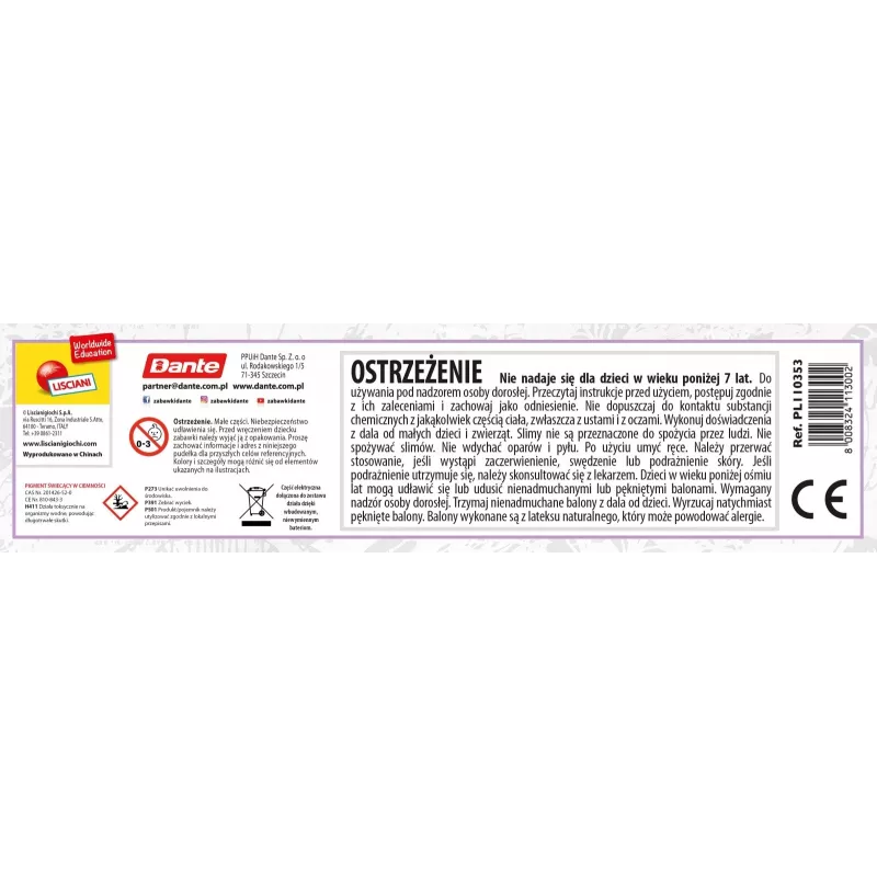 Sada Slumi Science - svietiaca antistresová loptička v