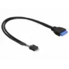 Delock 83095 USB kábel čierny