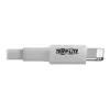Eaton Tripp Lite Series USB-A na Lightning synchronizačný/nabíjací kábel (M/M) - MFi certifikovaný, biely, 3 ft. (0,9 m) - dátový/napájací kábel - USB samec na Lightnin