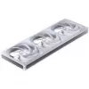 Sada ventilátorov do skrine Jonsbo ZA-420W — 3×140 mm PWM ARGB, biela