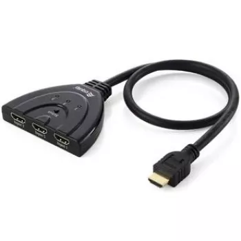 Equip 3x1 HDMI switch, 1920 x 1080 pixelov, Full HD, čierny