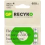 Nabíjateľná batéria GP ReCyko Micro AAA 650 mAh 1,2 V