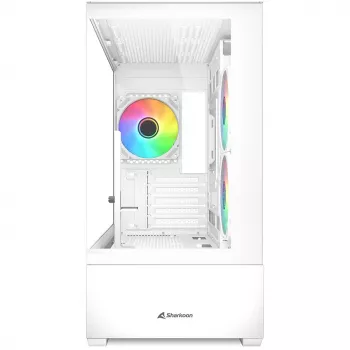 PC skriňa Sharkoon MK6 RGB Midi Tower biela