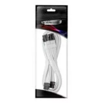 CableMod C-Series Pro ModMesh Bridged-Connection kábel – 8+8-Pin PCIe, biela, 60 cm