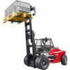 Linde HT160 vysokozdvižný vozík s paletou (červená/čierna, vrátane 3 gitterboxov)