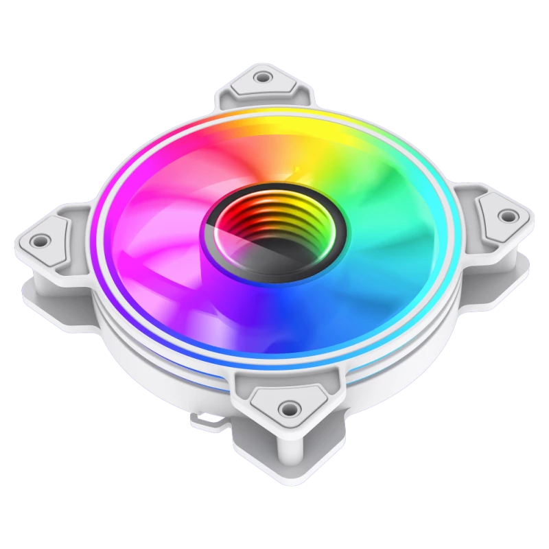Gamemax | skriňový ventilátor | DUAL RING INFINITY | biely