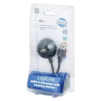 USB 2.0 predlžovací kábel s dokovacím konektorom