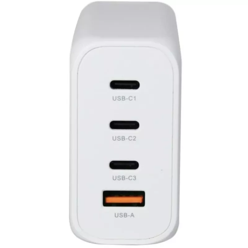 ALLNET napájací zdroj PSU-GaNPD-USB-1A3C-200W — 200W GaN USB nabíjačka, 1× USB-A, 3× USB-C