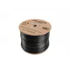 Sieťový kábel LANBERG Cat5e U/UTP LCU5-21CU-0305-BK, 305 m, 24 AWG, PVC plášť, čierny