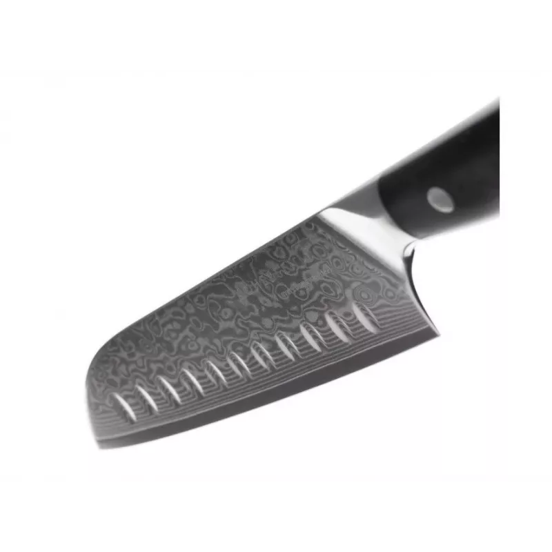 Kohersen Elegance Ebony Wood Santoku nôž damašková oceľ 12,7 cm