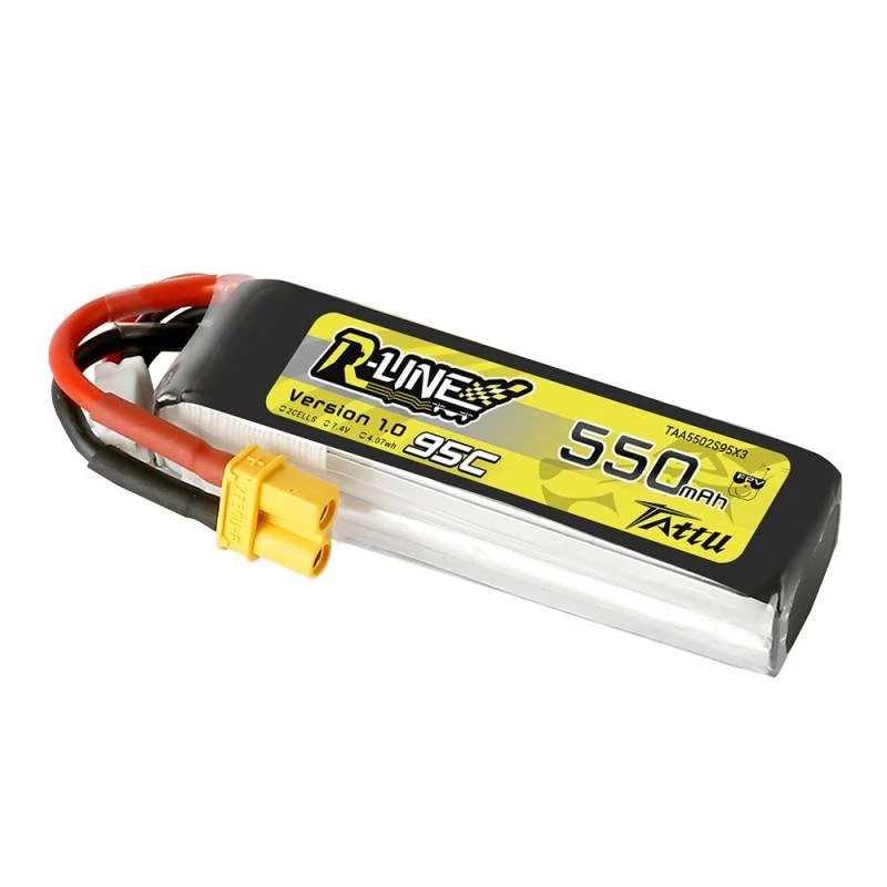 Batéria Tattu R-Line 550mAh 7,4V 95C 2S1P XT30