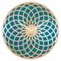NeXtime hodiny 3150tq Sun Small, Ø35 cm, nástenné, tyrkysové