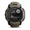 Garmin Instinct 2X Solar Tactical Edition 2,79 cm (1,1 inch) MIP 50 mm digitálny 176 x 176 pixelov dotyková obrazovka zelená GPS (satelit)