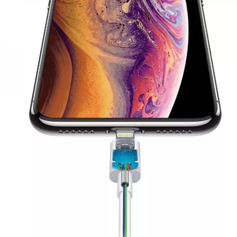 USB-C na Lightning kábel Devia Smart Series PD 18W – biely, MFi certifikovaný
