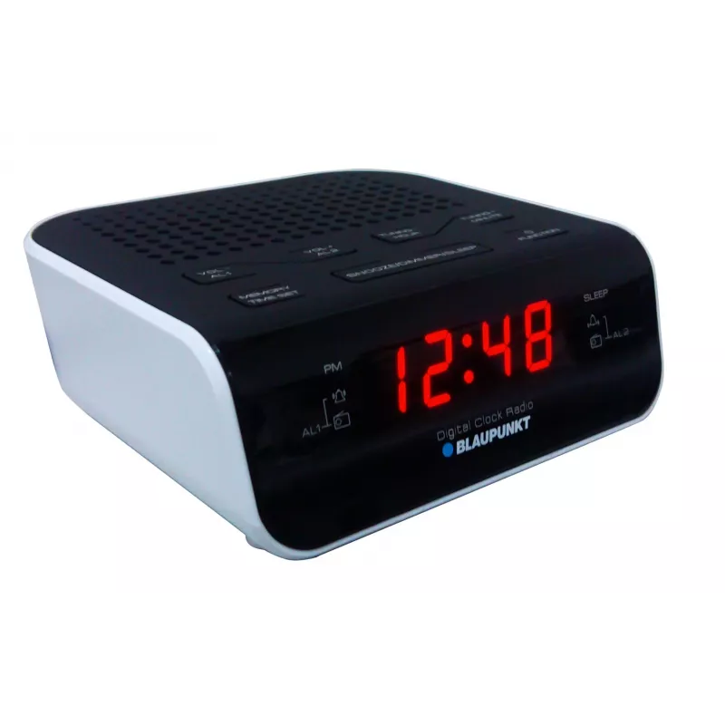 Blaupunkt CR5WH rádiobudík čierna, biela