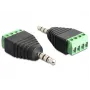 Káblový adaptér DeLOCK 65453 3,5mm 4pin čierny zelený