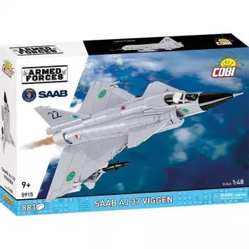 Cobi Blocks Saab AJ 37 Viggen 881-dielna stavebnica