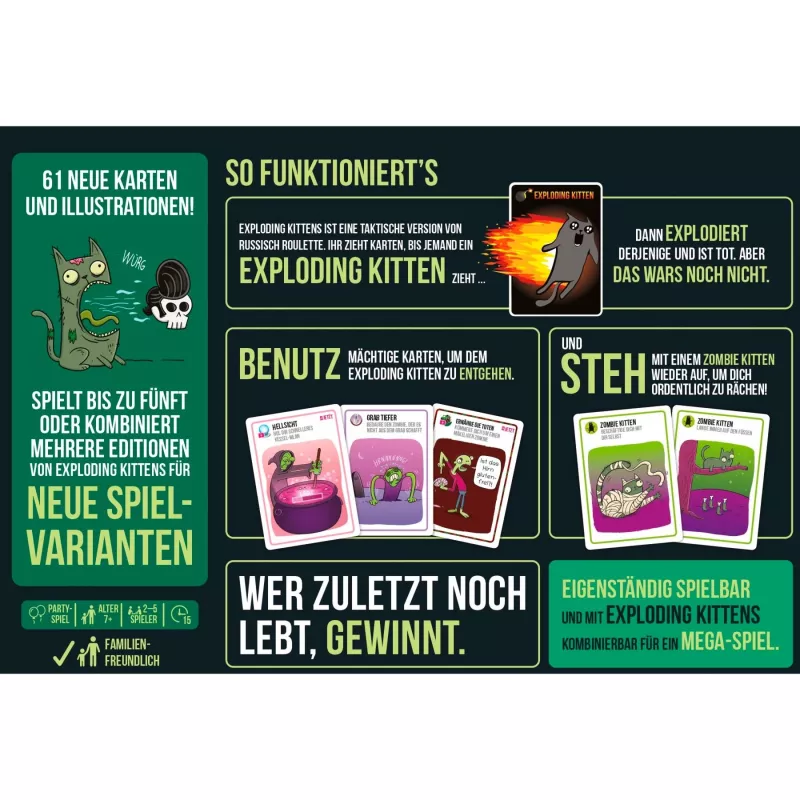 Zombie Kittens, kartová hra