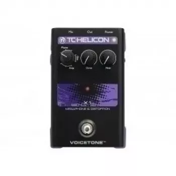 Vokálny efektový pedál TC-Helicon VoiceTone X1 — megafónové a skreslené hlasové efekty