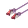 Sieťový kábel LOGON FTP Cat6 10 m, RJ-45 na RJ-45, 1000 Mbit/s, fialový