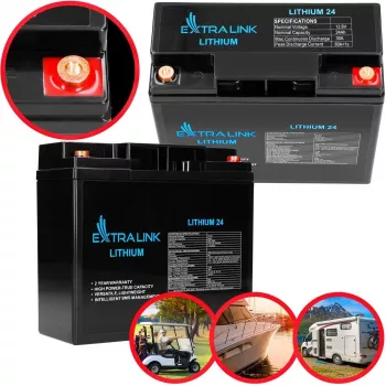 Extralink batéria LiFePO4 24000 mAh 12,8 V