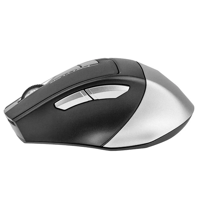 Bezdrôtová myš A4Tech FB35 (model 46717) – Bluetooth + 2,4 GHz, 2000 dpi, 6 tlačidiel, sivá