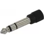 Omnitronic audio adaptér 6,35 mm jack konektor samec na 3,5 mm jack konektor samica stereo 3022631Z