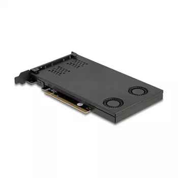 Delock PCI Express x16 držiak kariet pre 2 x M.2 NVMe SSD bifurkácia 47042