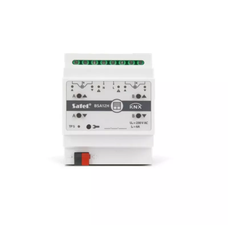 SATEL KNX 2-kanálový lamelový aktor 230V AC KNX-BSA12H