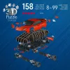 3D puzzle Ravensburger Lamborghini Huracan EVO — 158 dielov, modelová stavba v mierke