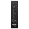 Rockbros 42310006001 bicyklová ručná pumpa s manometrom čierna