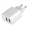 Nabíjačka Gembird TA-UC-2A12-01 interiérová AC 2.4A 2 USB biela