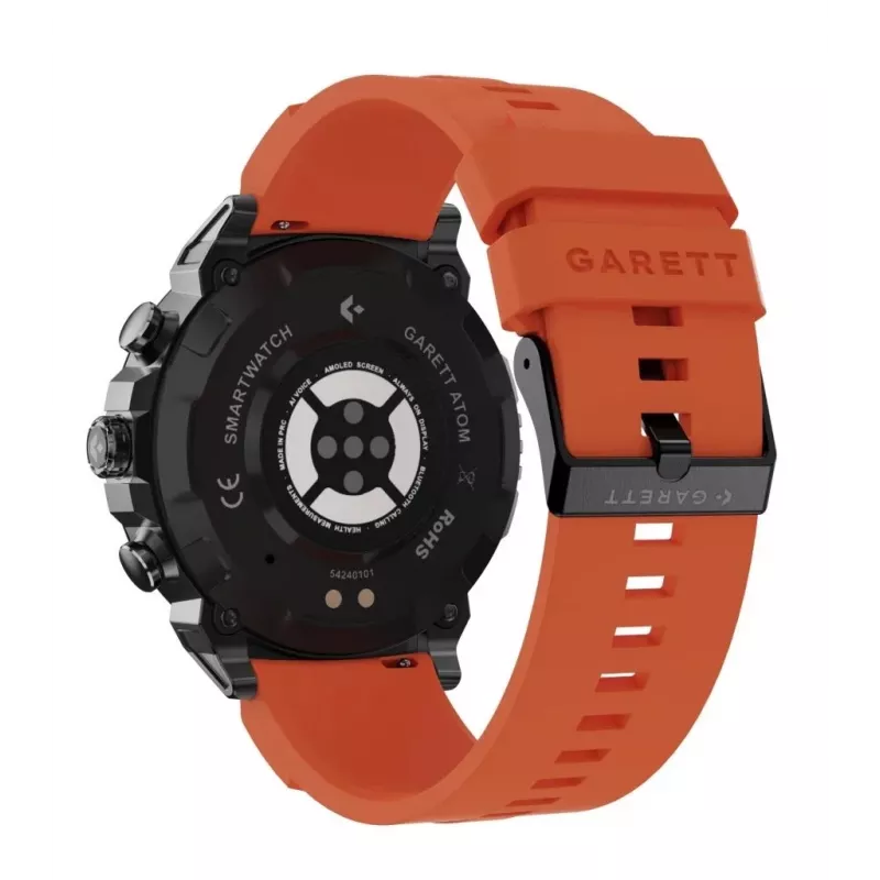 Smartwatch Garett Atom čierna Steel