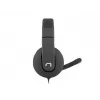 Drôtový binaurálny headset NATEC Rhea s mikrofónom na ramienku, 3,5 mm konektory, 2,2 m kábel, 32 Ω impedancia