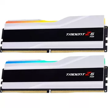 DIMM 32 GB DDR5-6400 (2x 16 GB) Dual-Kit, pamäť biela, F5-6400J3039G16GX2-TZ5RW, Trident Z5 RGB, INTEL XMP