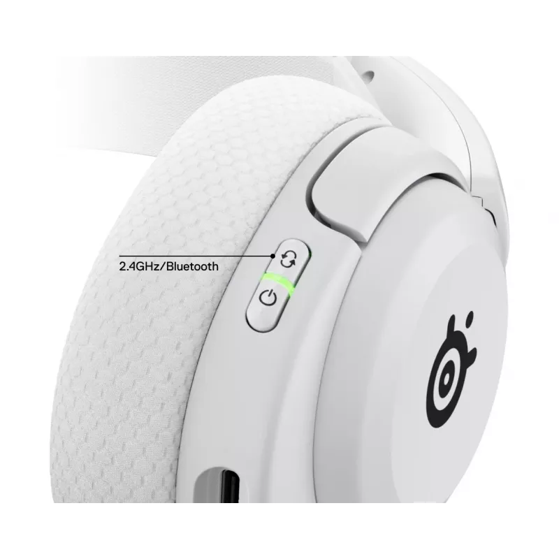 Steelseries Arctis Nova 5P Wireless Headset s hlavovým mostom Gaming USB Type-C Bluetooth biela