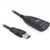USB kábel DeLOCK 83089 USB 3.0 5m čierny