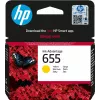 HP 655 žltá originálna Ink Advantage atramentová kazeta, žltá, 1 ks, 600 strán