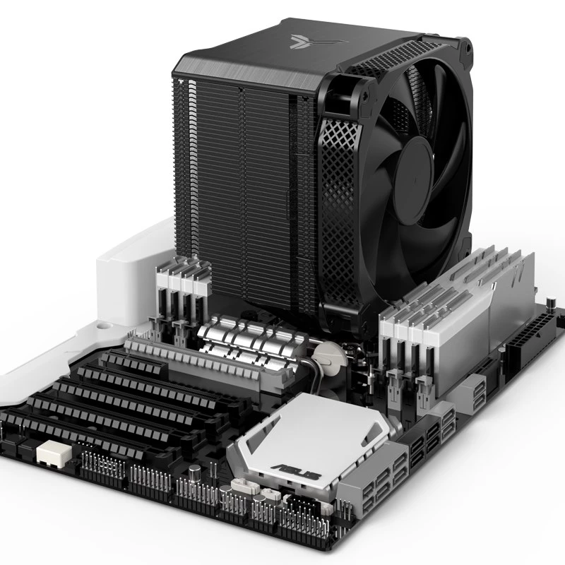 Jonsbo HX6250 chladič procesora/radiátor 14 cm čierny 1 ks