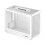 Počítačová skriňa DeepCool CH160 PLUS WH Small Form Factor biela, microATX, tvrdené sklo, USB-C