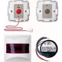 Tlačidlový spínač Merten MEG4849-1419, biele termoplastové puzdro, 230 V AC, 0,5 A