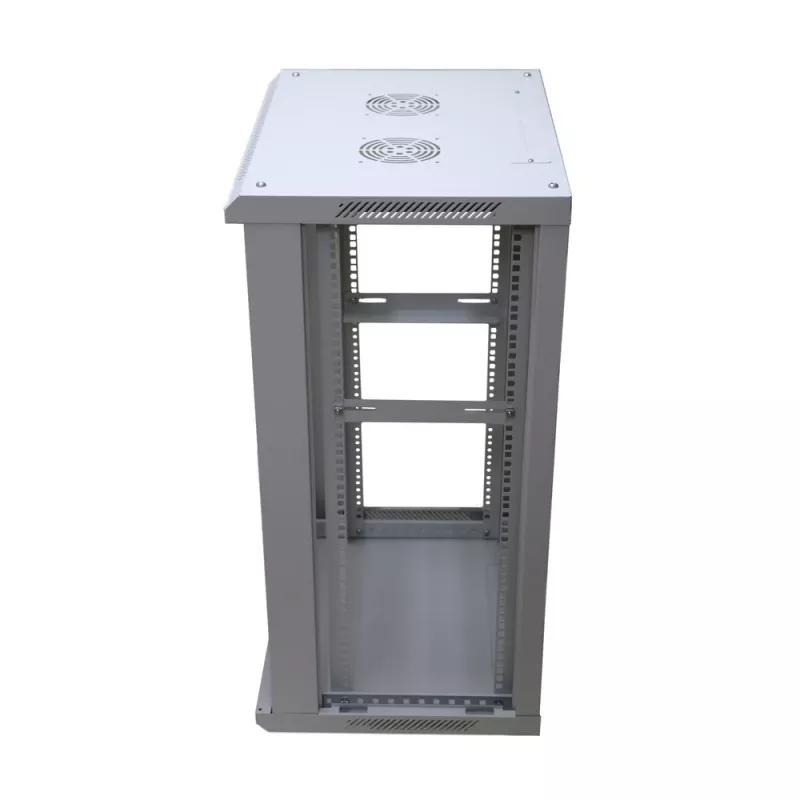 Nástenný rack Extralink 18U 600x450 sivá